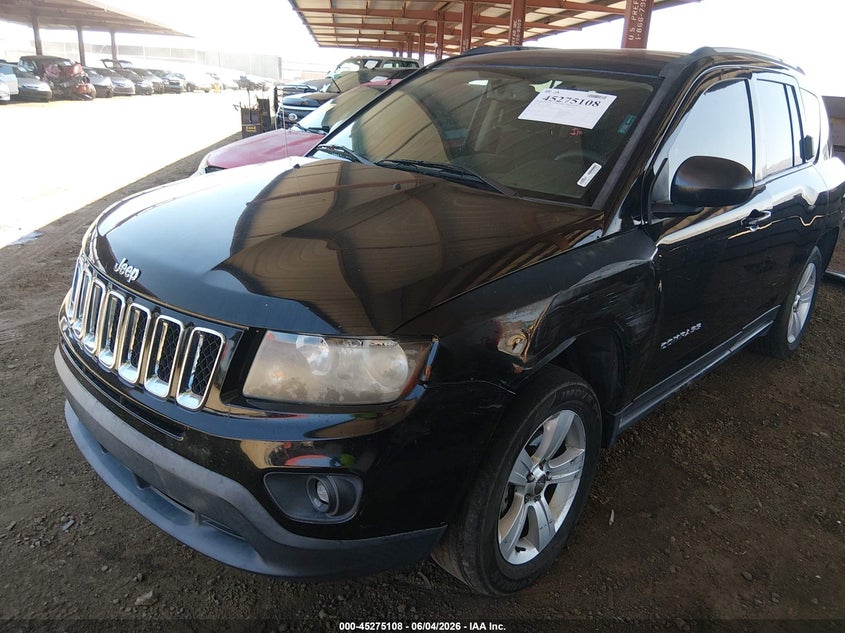 2016 Jeep Compass VIN 1C4NJCBA3GD641401 IAAI salvage auction — FRONT END, Salvage Title, sold $1,550 on 2026-07-05 (photo 6)