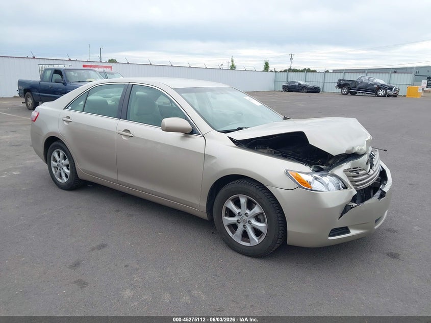 2007 Toyota Camry VIN 4T1BE46K47U703030 IAAI salvage auction — FRONT END, Salvage (California), sold $525 on 2026-07-18 (photo 1)