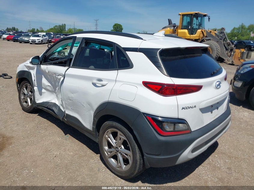 2022 Hyundai Kona VIN KM8K32AB9NU863533 IAAI salvage auction — SIDE, Salvage Title, sold $4,250 on 2026-08-01 (photo 3)
