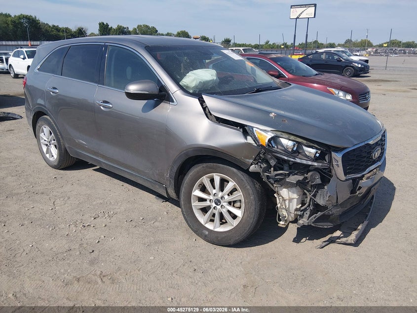 2019 Kia Sorento VIN 5XYPG4A56KG482336 IAAI salvage auction — RIGHT FRONT, Salvage Title, sold $1,850 on 2026-07-22 (photo 1)