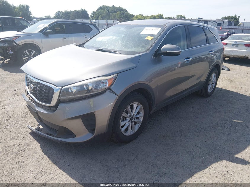 2019 Kia Sorento VIN 5XYPG4A56KG482336 IAAI salvage auction — RIGHT FRONT, Salvage Title, sold $1,850 on 2026-07-22 (photo 2)