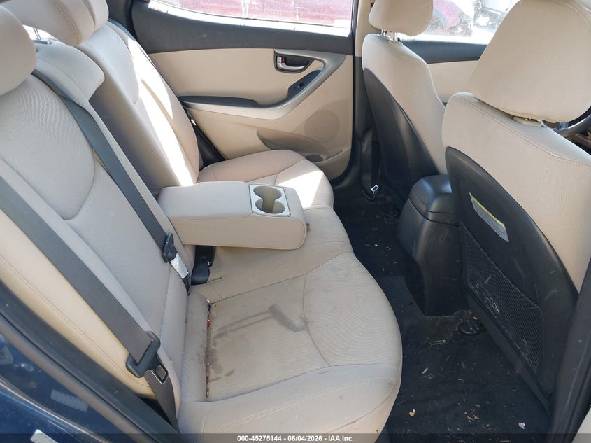 2016 Hyundai Elantra VIN KMHDH4AE3GU543790 IAAI salvage auction — REAR END, Salvage Title, sold $475 on 2026-07-21 (photo 8)