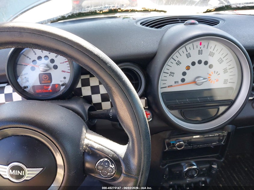 2013 Mini Hard top VIN WMWSU3C53DT686462 IAAI salvage auction — NORMAL WEAR, Clear (Washington), sold $375 on 2026-07-29 (photo 7)