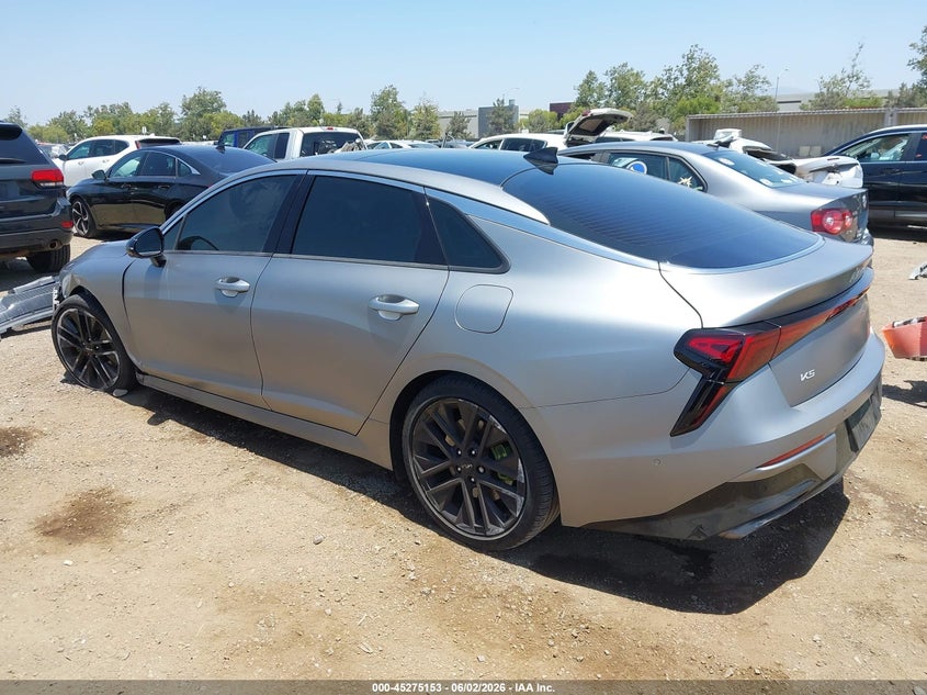 2025 Kia K5 VIN KNAG44J87S5339212 IAAI salvage auction — LEFT FRONT, Salvage Title, sold $16,850 on 2026-07-20 (photo 3)