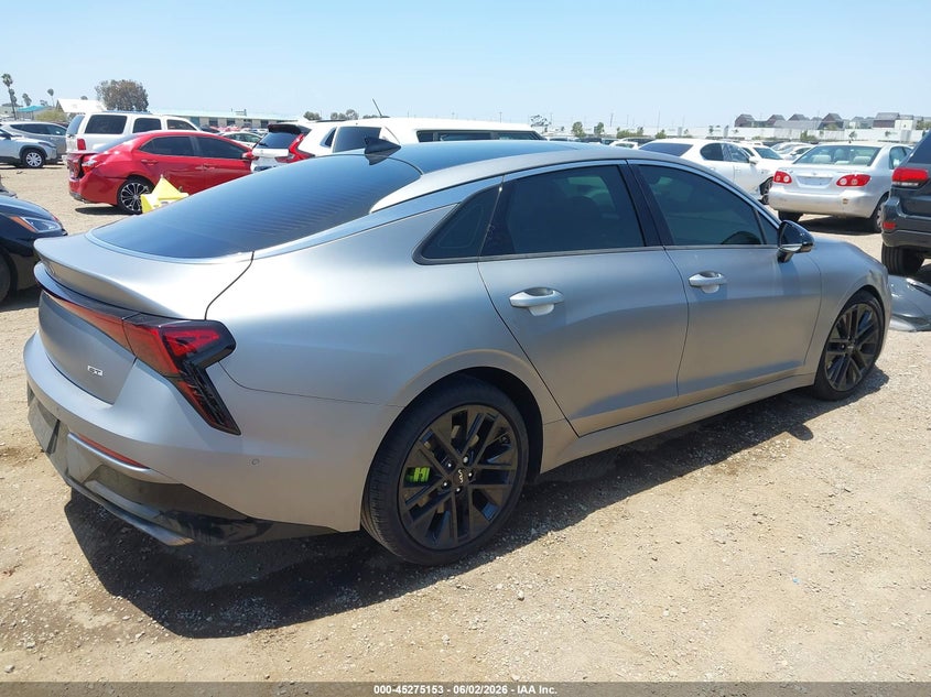 2025 Kia K5 VIN KNAG44J87S5339212 IAAI salvage auction — LEFT FRONT, Salvage Title, sold $16,850 on 2026-07-20 (photo 4)