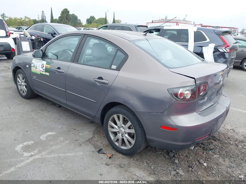 2007 Mazda 3 VIN JM1BK324171660511 IAAI salvage auction — REAR END, Salvage (California), sold $400 on 2026-07-30 (photo 3)