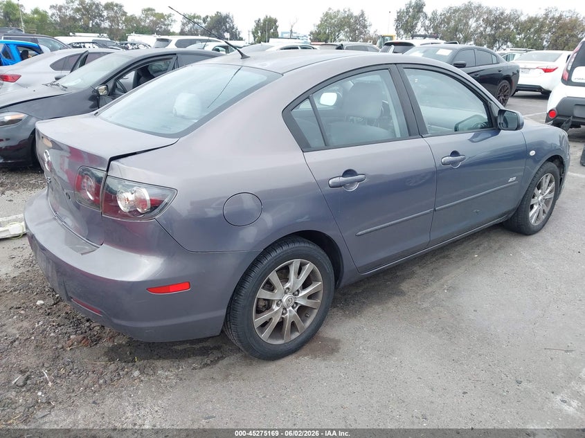2007 Mazda 3 VIN JM1BK324171660511 IAAI salvage auction — REAR END, Salvage (California), sold $400 on 2026-07-30 (photo 4)
