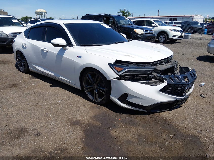 2023 Acura Integra VIN 19UDE4H64PA011205 IAAI salvage auction — FRONT END, Salvage Title, sold $4,600 on 2026-07-24 (photo 1)