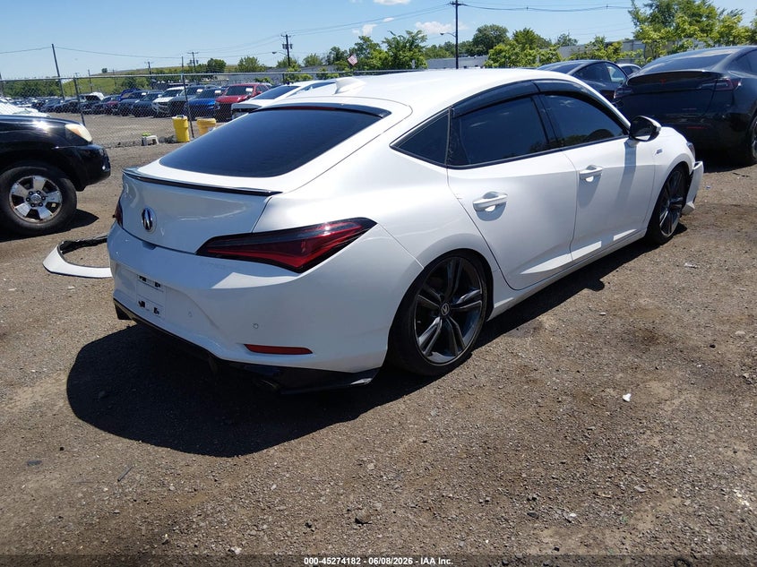 2023 Acura Integra VIN 19UDE4H64PA011205 IAAI salvage auction — FRONT END, Salvage Title, sold $4,600 on 2026-07-24 (photo 4)