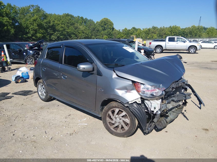 2019 Mitsubishi Mirage VIN ML32A4HJ6KH012493 IAAI salvage auction — FRONT END, Salvage (Tennessee), sold $25 on 2026-07-29 (photo 1)