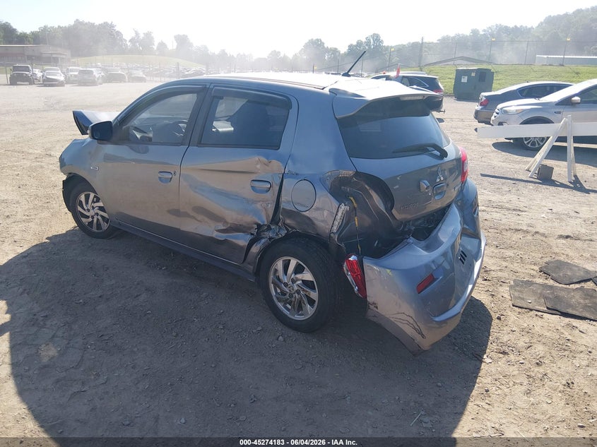 2019 Mitsubishi Mirage VIN ML32A4HJ6KH012493 IAAI salvage auction — FRONT END, Salvage (Tennessee), sold $25 on 2026-07-29 (photo 3)