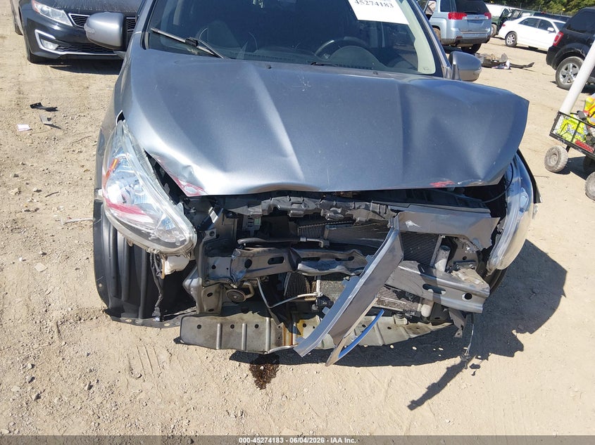2019 Mitsubishi Mirage VIN ML32A4HJ6KH012493 IAAI salvage auction — FRONT END, Salvage (Tennessee), sold $25 on 2026-07-29 (photo 6)