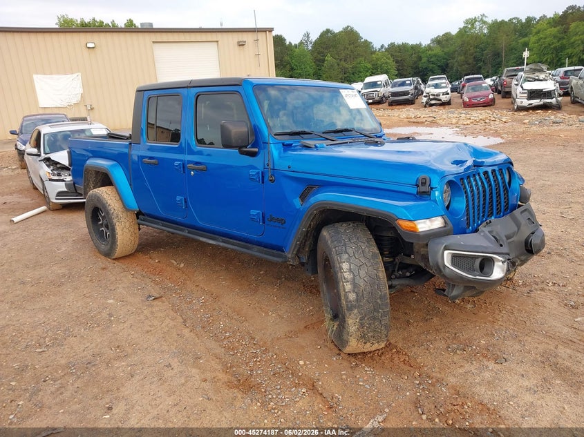 2023 Jeep Gladiator VIN 1C6HJTAG7PL565276 IAAI salvage auction — FRONT END, Salvage Title, sold $10,300 on 2026-07-12 (photo 1)