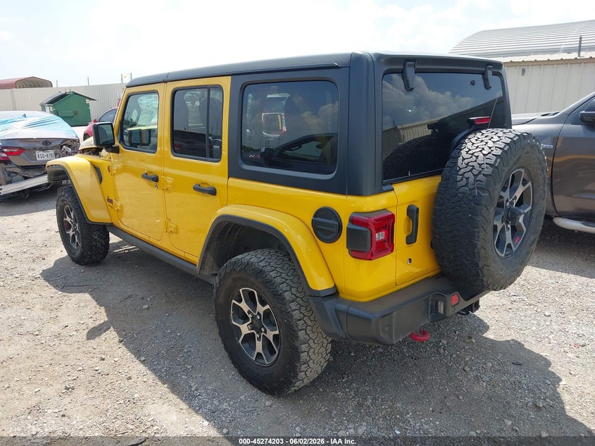 2020 Jeep Wrangler / VIN 1C4HJXFG8LW196218 IAAI salvage auction — FRONT END, Original (Texas), sold $6,800 on 2026-07-29 (photo 3)