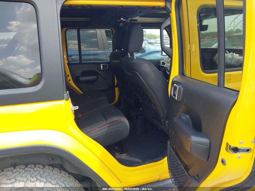 2020 Jeep Wrangler / VIN 1C4HJXFG8LW196218 IAAI salvage auction — FRONT END, Original (Texas), sold $6,800 on 2026-07-29 (photo 8)
