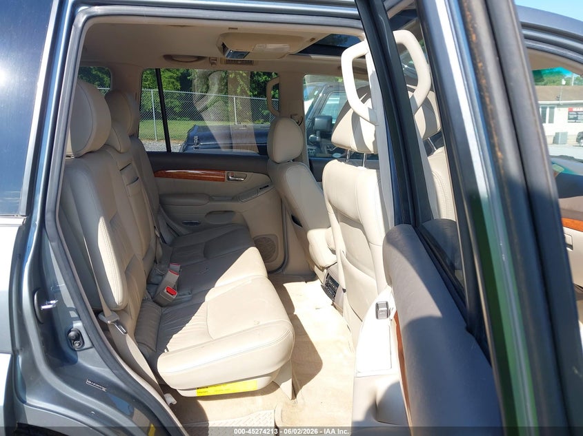 2007 Lexus Gx VIN JTJBT20X570132607 IAAI salvage auction — WATER/FLOOD, Clear (Virginia), sold $2,550 on 2026-07-07 (photo 8)