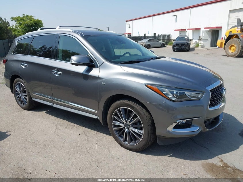 2017 Infiniti Qx60 VIN 5N1DL0MN9HC509167 IAAI salvage auction — LEFT FRONT, Salvage Title, sold $4,600 on 2026-07-09 (photo 1)