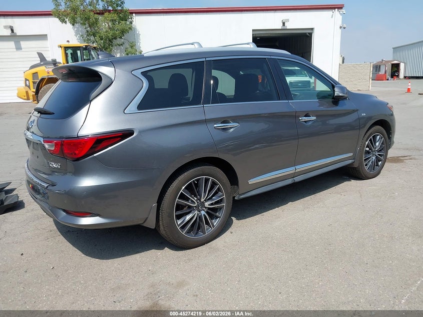 2017 Infiniti Qx60 VIN 5N1DL0MN9HC509167 IAAI salvage auction — LEFT FRONT, Salvage Title, sold $4,600 on 2026-07-09 (photo 4)
