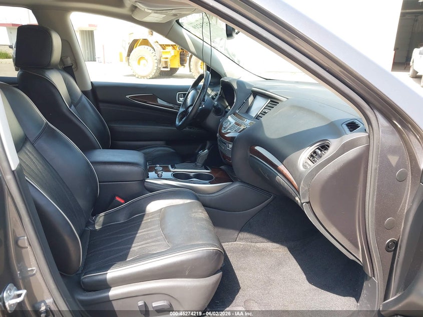 2017 Infiniti Qx60 VIN 5N1DL0MN9HC509167 IAAI salvage auction — LEFT FRONT, Salvage Title, sold $4,600 on 2026-07-09 (photo 5)