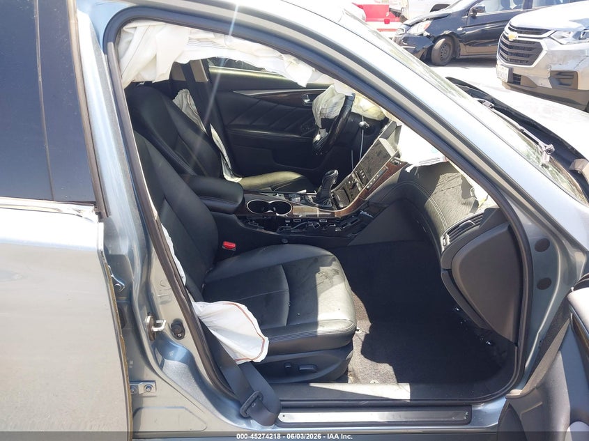 2018 Infiniti Q50 VIN JN1EV7APXJM366556 IAAI salvage auction — FRONT END, Salvage Title, sold $2,550 on 2026-07-16 (photo 5)