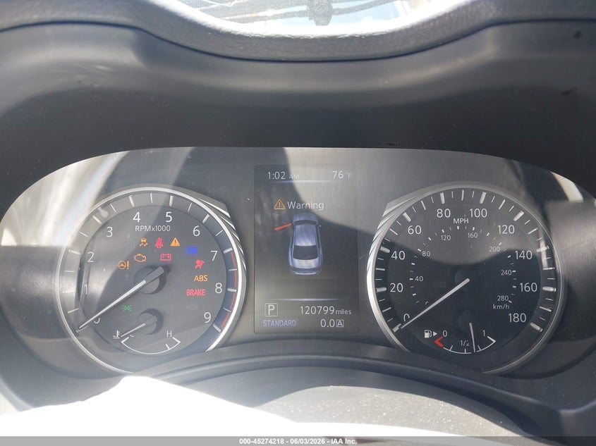 2018 Infiniti Q50 VIN JN1EV7APXJM366556 IAAI salvage auction — FRONT END, Salvage Title, sold $2,550 on 2026-07-16 (photo 7)