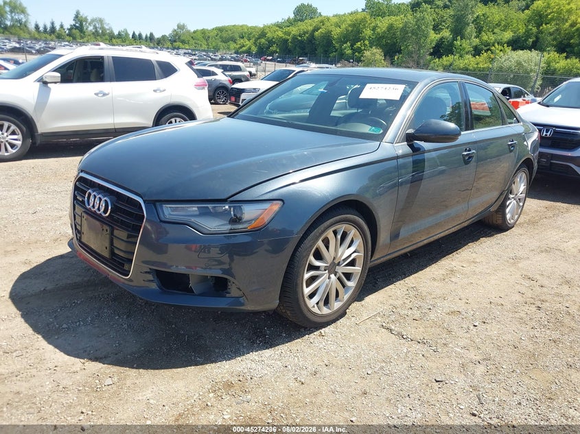 2014 Audi A6 VIN WAUGFAFCXEN018288 IAAI salvage auction — NORMAL WEAR, Salvage Title, sold $2,050 on 2026-07-22 (photo 2)