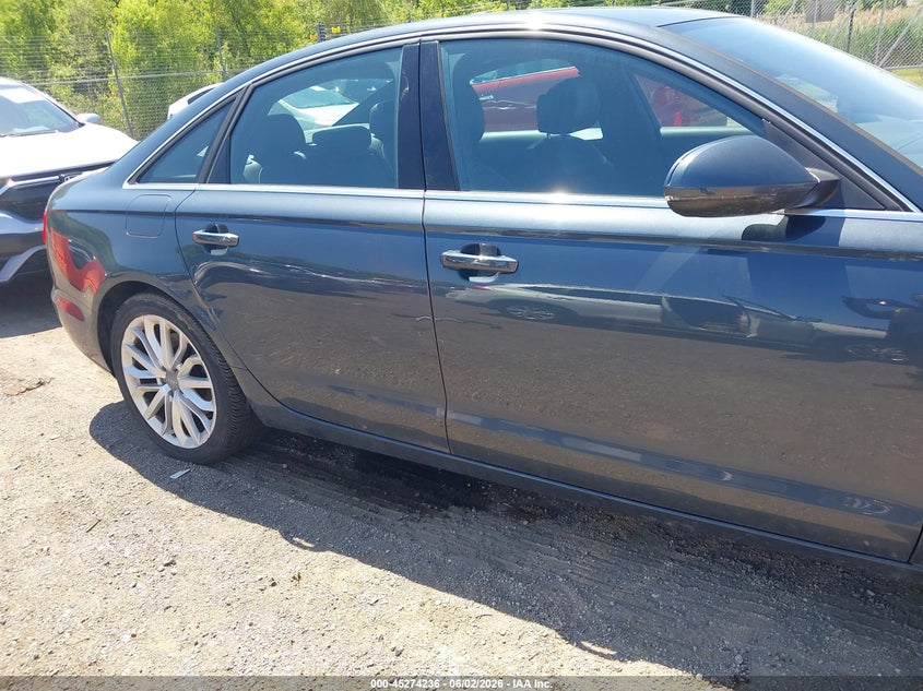 2014 Audi A6 VIN WAUGFAFCXEN018288 IAAI salvage auction — NORMAL WEAR, Salvage Title, sold $2,050 on 2026-07-22 (photo 6)