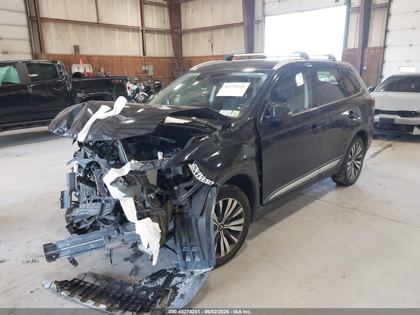 2019 Mitsubishi Outlander VIN JA4AZ3A37KZ014037 IAAI salvage auction — FRONT END, Salvage Title, sold $1,075 on 2026-07-29 (photo 2)