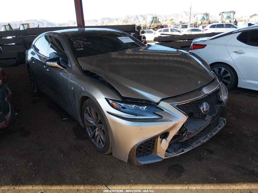 2018 Lexus Ls VIN JTHB51FF4J5003286 IAAI salvage auction — FRONT END, Salvage Title, sold $17,500 on 2026-07-21 (photo 1)