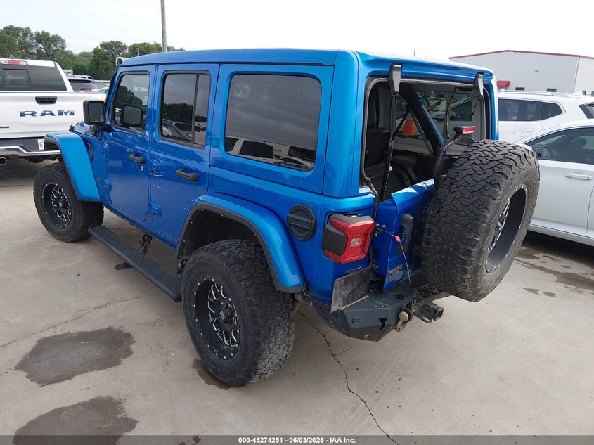 2021 Jeep Grand wagoneer VIN 1C4JJXR64MW758427 IAAI salvage auction — REAR END, Salvage Title, sold $9,000 on 2026-07-28 (photo 3)