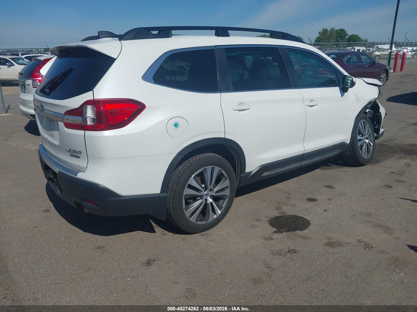 2019 Subaru Ascent VIN 4S4WMAJD4K3416944 IAAI salvage auction — RIGHT FRONT, Salvage Title, sold $3,850 on 2026-07-27 (photo 4)