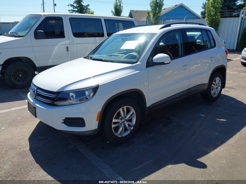 2015 Volkswagen Tiguan VIN WVGAV7AX1FW541473 IAAI salvage auction — RIGHT FRONT, Salvage (Oregon), sold $1,300 on 2026-08-18 (photo 2)