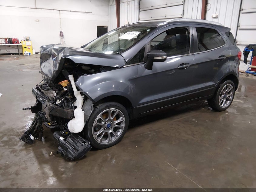 2021 Ford Ecosport VIN MAJ6S3KLXMC412921 IAAI salvage auction — FRONT END, Salvage Title, sold $450 on 2026-07-21 (photo 2)