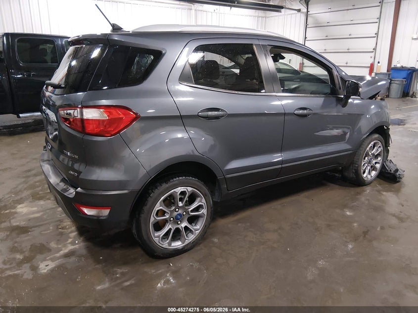 2021 Ford Ecosport VIN MAJ6S3KLXMC412921 IAAI salvage auction — FRONT END, Salvage Title, sold $450 on 2026-07-21 (photo 4)