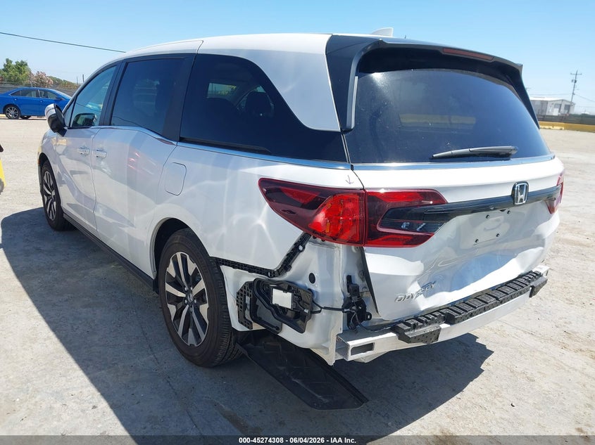 2025 Honda Odyssey VIN 5FNRL6H6XSB089669 IAAI salvage auction — REAR END, Salvage (California), sold $20,100 on 2026-07-09 (photo 3)