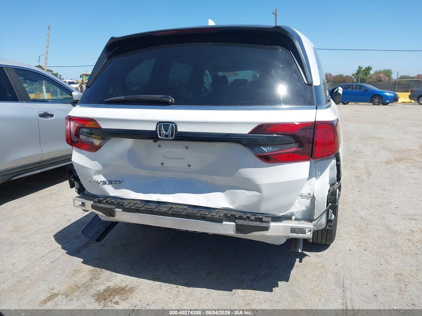 2025 Honda Odyssey VIN 5FNRL6H6XSB089669 IAAI salvage auction — REAR END, Salvage (California), sold $20,100 on 2026-07-09 (photo 6)