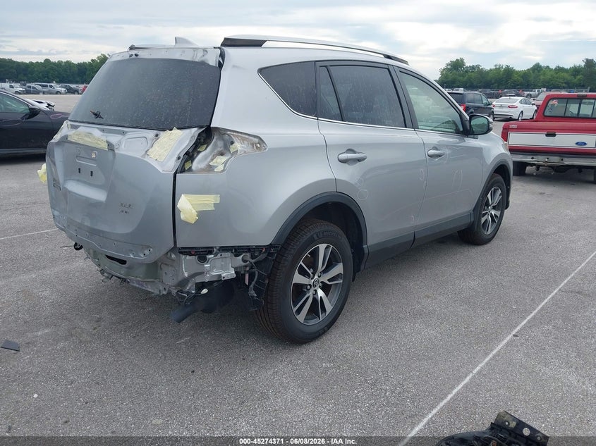 2018 Toyota Rav 4 VIN JTMRFREV8JJ238303 IAAI salvage auction — REAR END, Salvage Title, sold $8,100 on 2026-07-09 (photo 4)