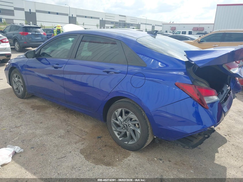 2024 Hyundai Elantra VIN KMHLM4DG1RU793438 IAAI salvage auction — REAR END, Original (Texas), sold $6,050 on 2026-07-28 (photo 3)