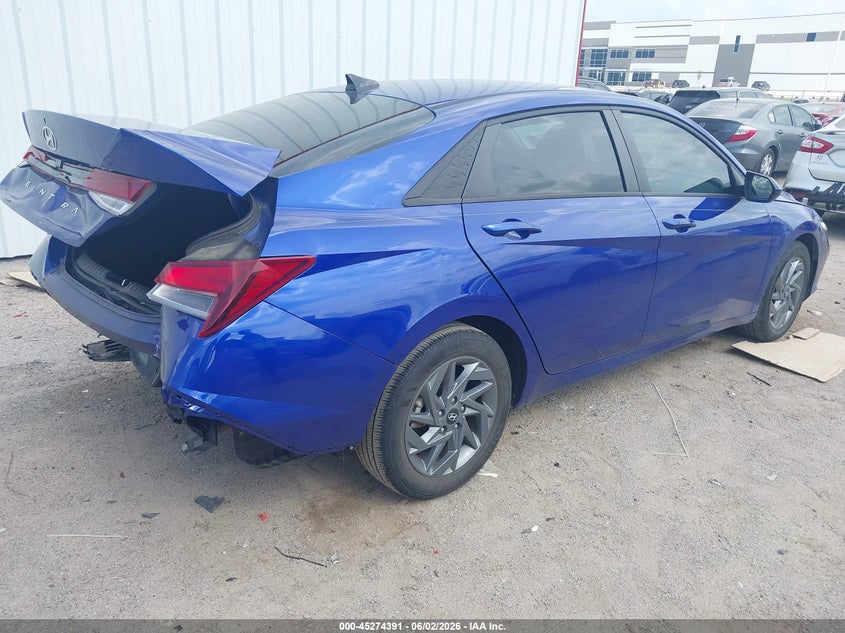 2024 Hyundai Elantra VIN KMHLM4DG1RU793438 IAAI salvage auction — REAR END, Original (Texas), sold $6,050 on 2026-07-28 (photo 4)