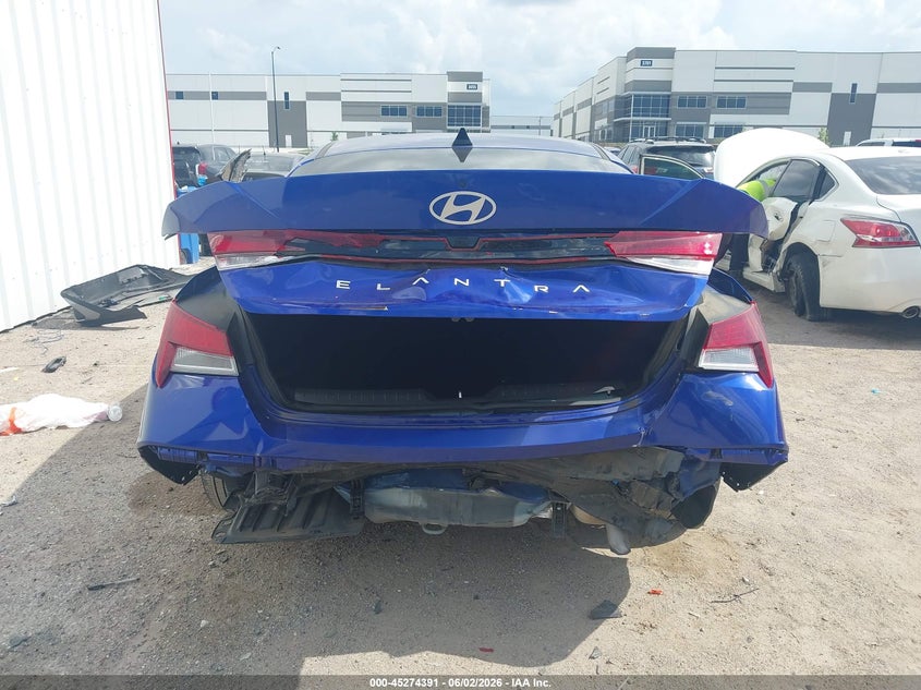 2024 Hyundai Elantra VIN KMHLM4DG1RU793438 IAAI salvage auction — REAR END, Original (Texas), sold $6,050 on 2026-07-28 (photo 6)