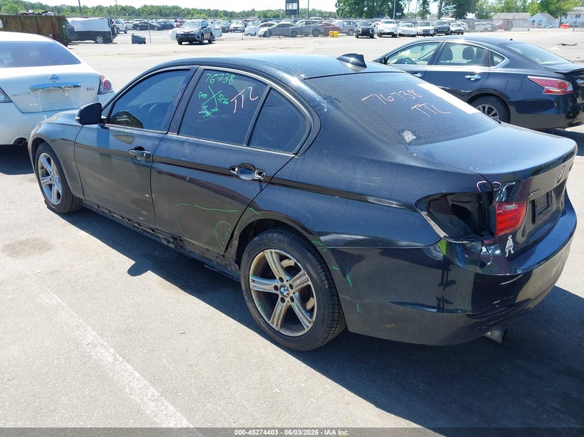 2015 BMW 3er VIN WBA3C3C59FK201791 IAAI salvage auction — ALL OVER, Salvage Title, sold $850 on 2026-08-10 (photo 3)