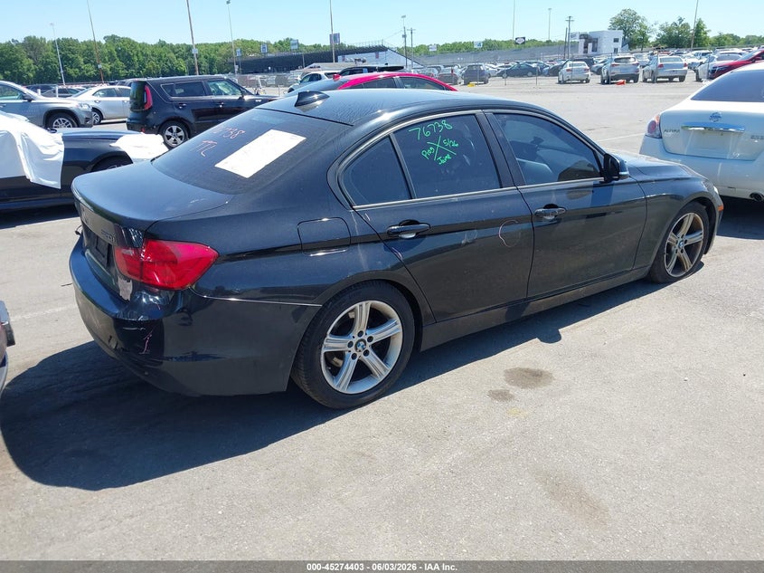 2015 BMW 3er VIN WBA3C3C59FK201791 IAAI salvage auction — ALL OVER, Salvage Title, sold $850 on 2026-08-10 (photo 4)