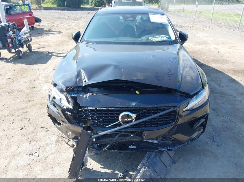 2024 Volvo S60 VIN 7JRL12TK5RG297324 IAAI salvage auction — FRONT & REAR, Salvage Title, sold $25 on 2026-08-01 (photo 6)
