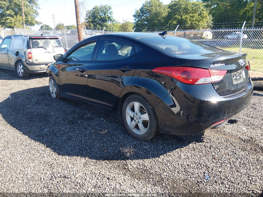 2013 Hyundai Elantra VIN KMHDH4AE2DU571365 IAAI salvage auction — RIGHT SIDE, Salvage (South Carolina), sold $400 on 2026-07-07 (photo 3)