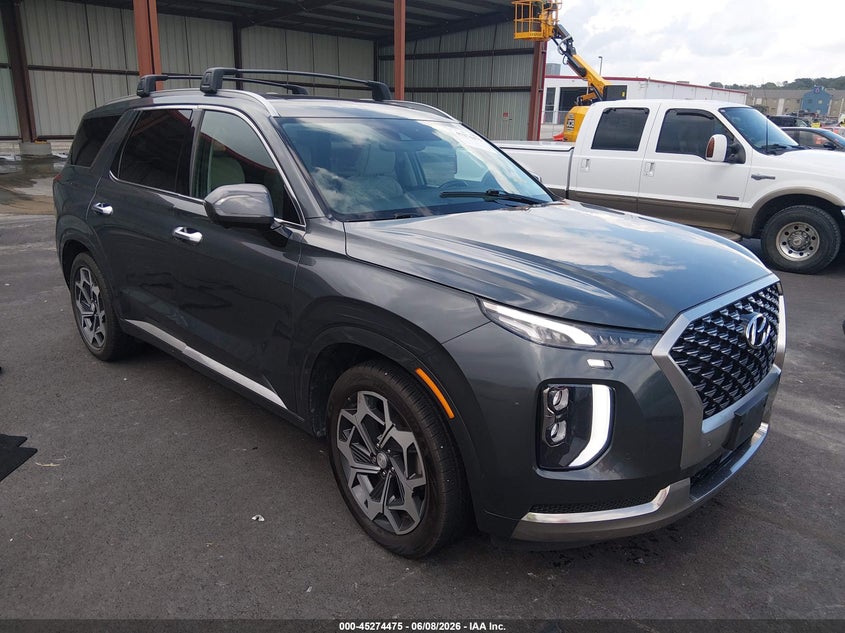 2022 Hyundai Palisade VIN KM8R7DHEXNU392944 IAAI salvage auction — LEFT REAR, Salvage Title, sold $11,150 on 2026-07-21 (photo 1)