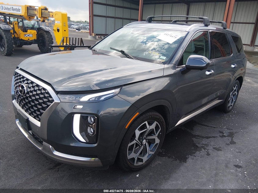 2022 Hyundai Palisade VIN KM8R7DHEXNU392944 IAAI salvage auction — LEFT REAR, Salvage Title, sold $11,150 on 2026-07-21 (photo 2)