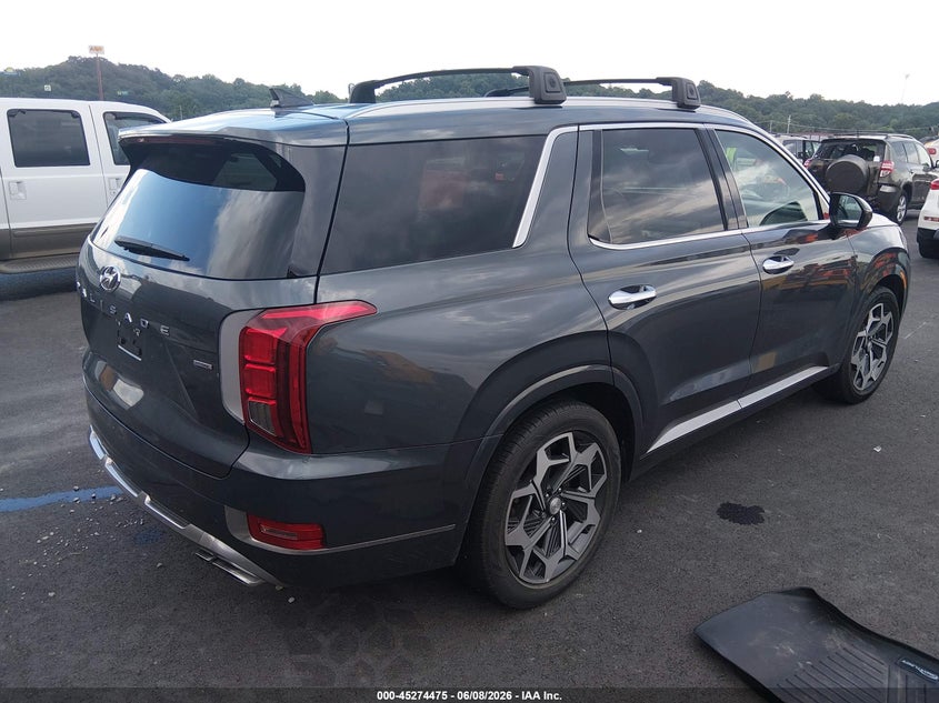 2022 Hyundai Palisade VIN KM8R7DHEXNU392944 IAAI salvage auction — LEFT REAR, Salvage Title, sold $11,150 on 2026-07-21 (photo 4)
