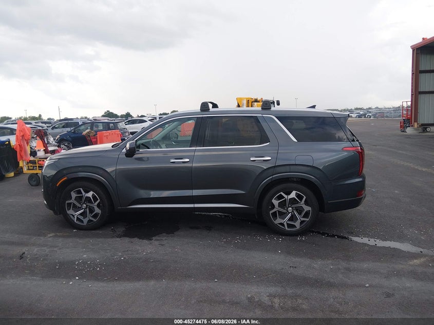 2022 Hyundai Palisade VIN KM8R7DHEXNU392944 IAAI salvage auction — LEFT REAR, Salvage Title, sold $11,150 on 2026-07-21 (photo 6)