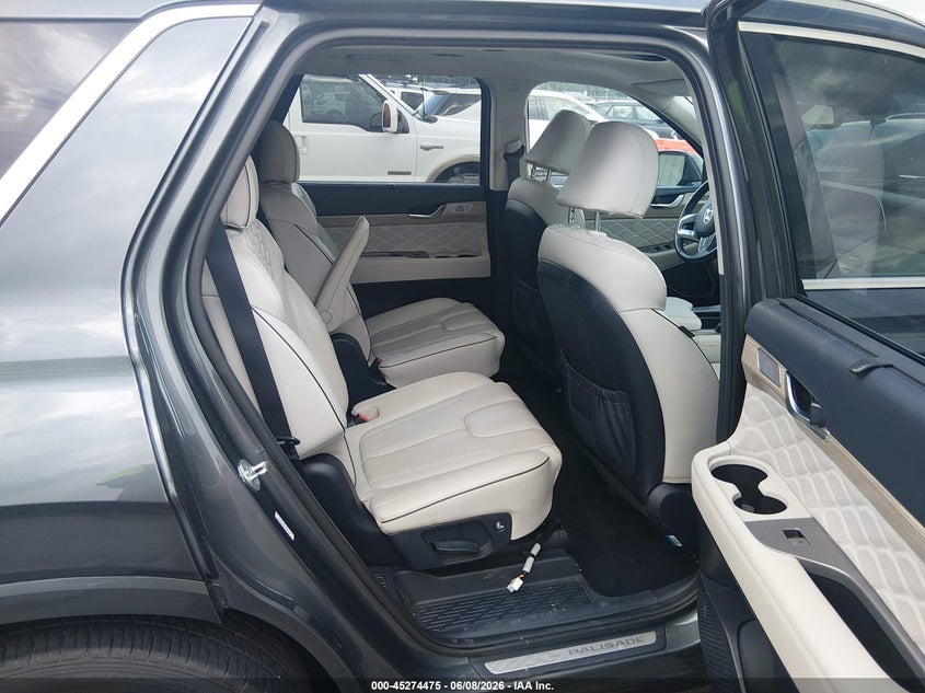 2022 Hyundai Palisade VIN KM8R7DHEXNU392944 IAAI salvage auction — LEFT REAR, Salvage Title, sold $11,150 on 2026-07-21 (photo 8)