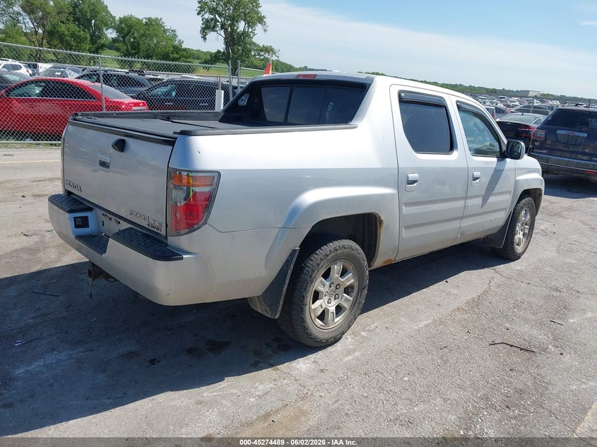2008 Honda Ridgeline VIN 2HJYK16548H522428 IAAI salvage auction — SIDE, Salvage (Iowa), sold $825 on 2026-07-17 (photo 4)